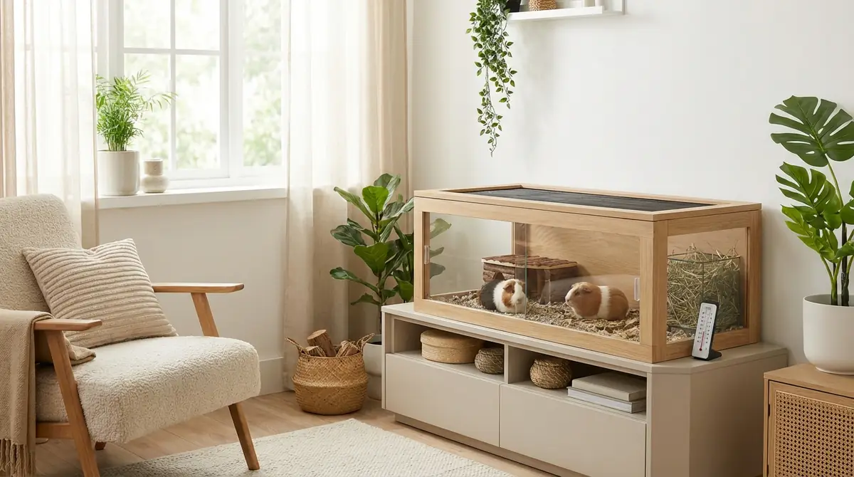 モルモットのケージの置き場所と設置環境