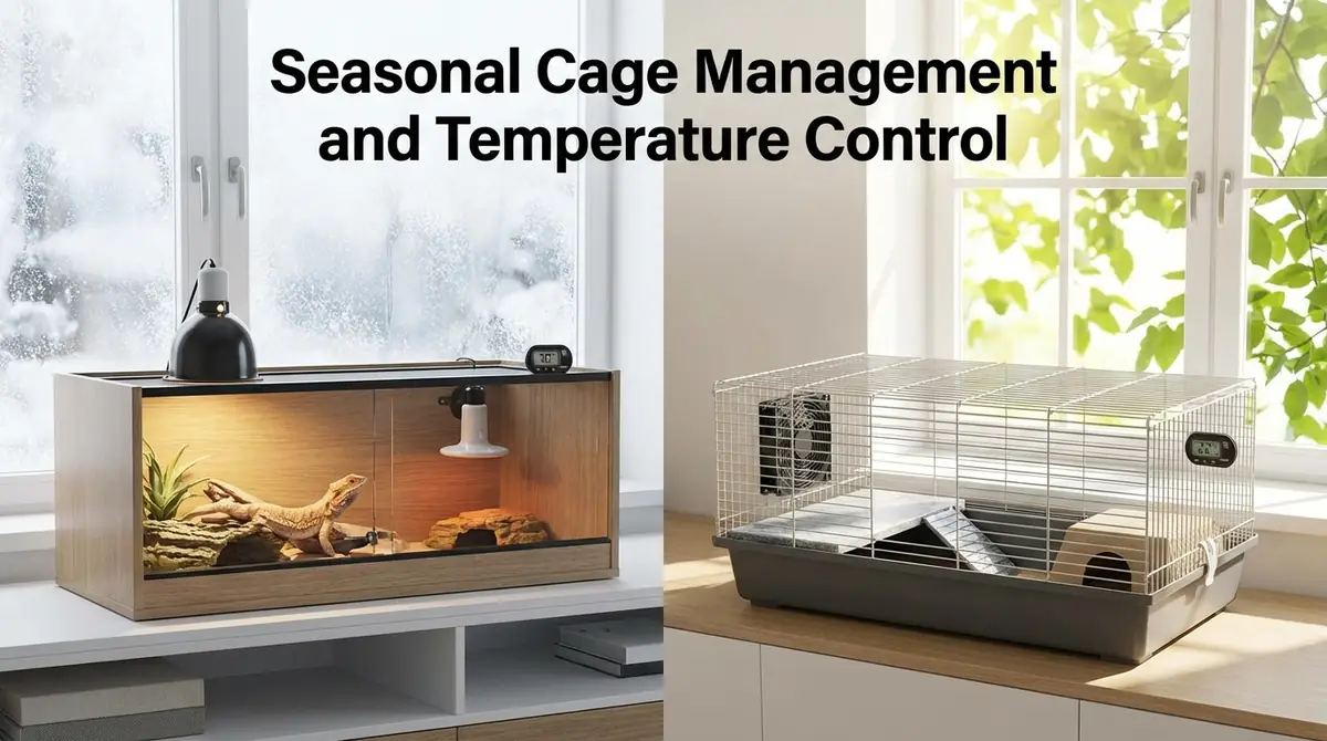 季節別のケージ管理と温度対策