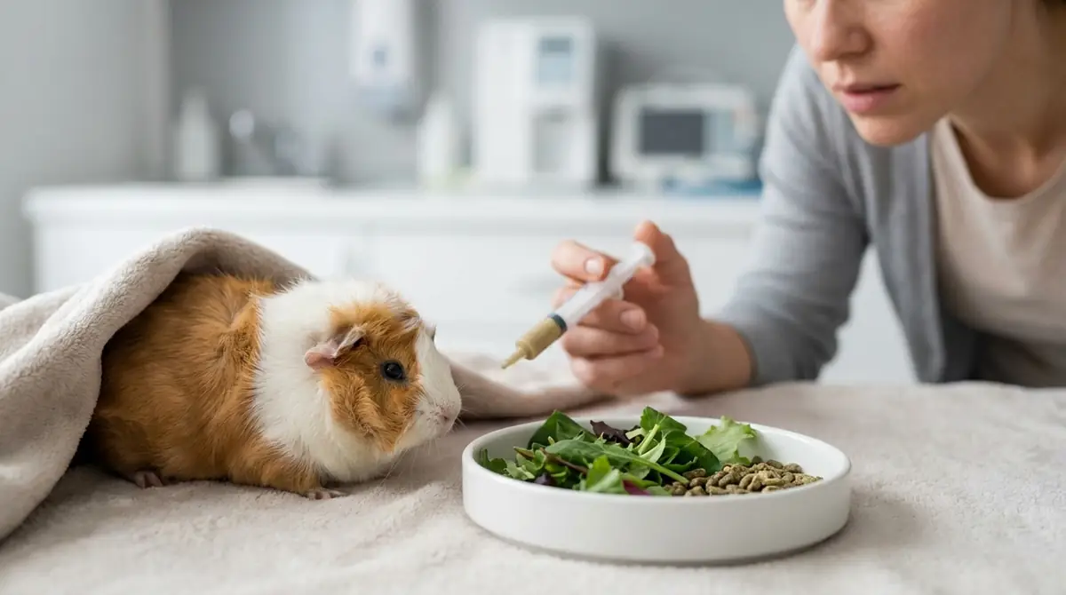 モルモットがご飯食べないときの危険ラインと今すぐやるべきこと