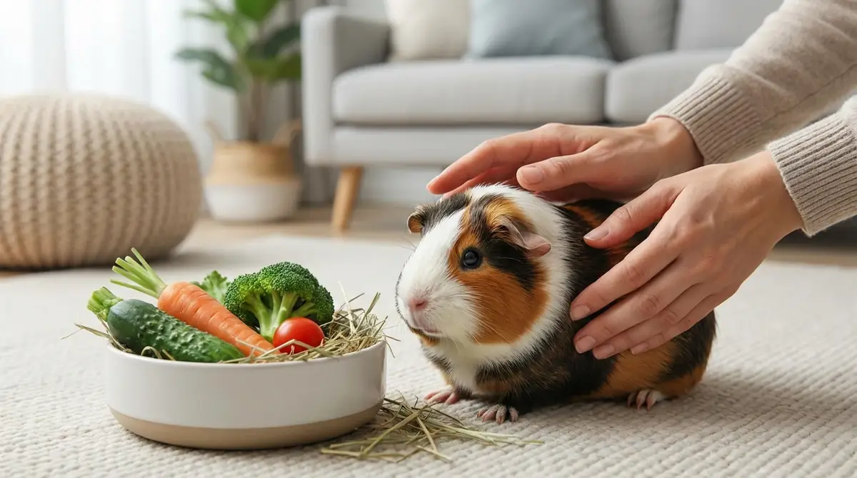 モルモットがご飯を食べない7つの原因と見分け方