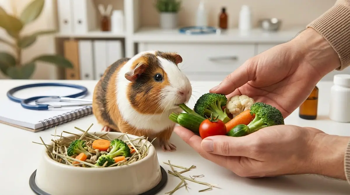 モルモットがご飯を食べないときの対処法5ステップ