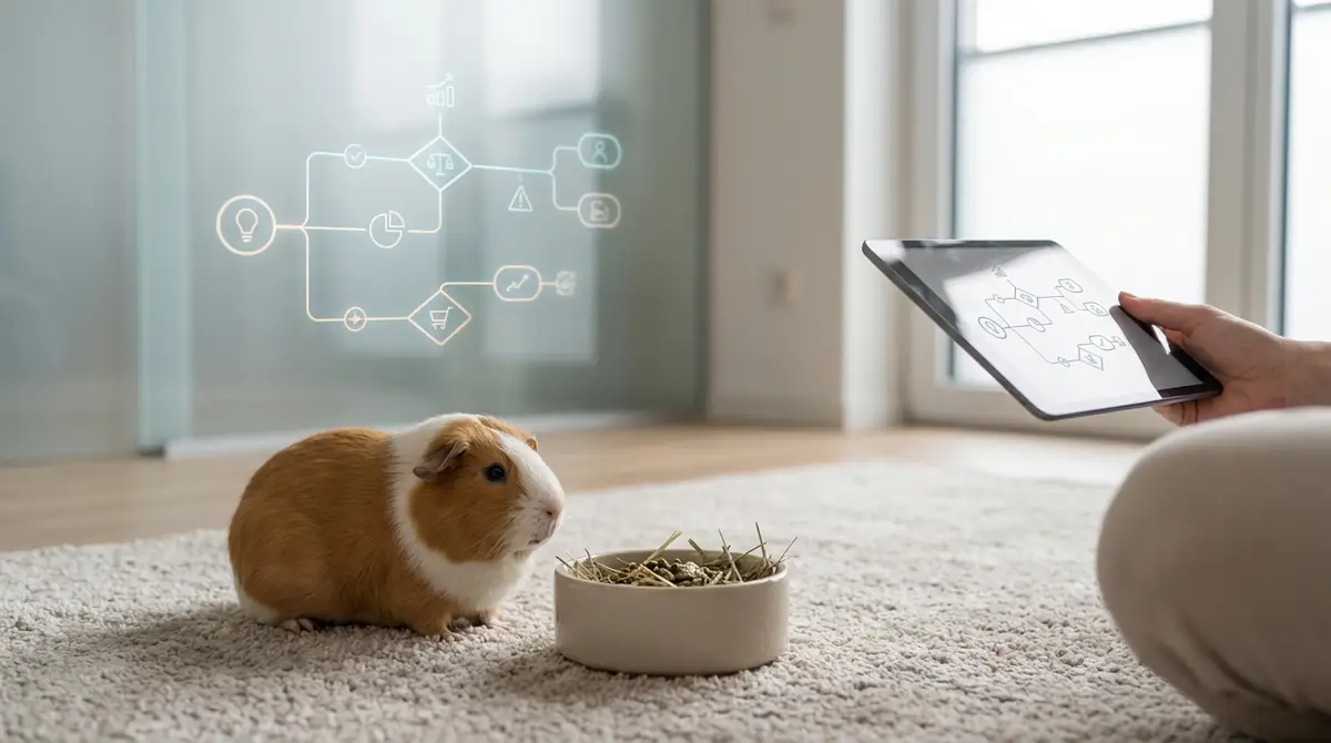 まとめ：モルモットがご飯を食べないときの行動フローチャート