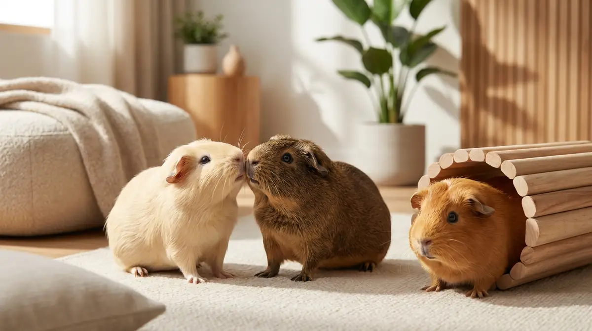 モルモットのメスの性格と行動パターン