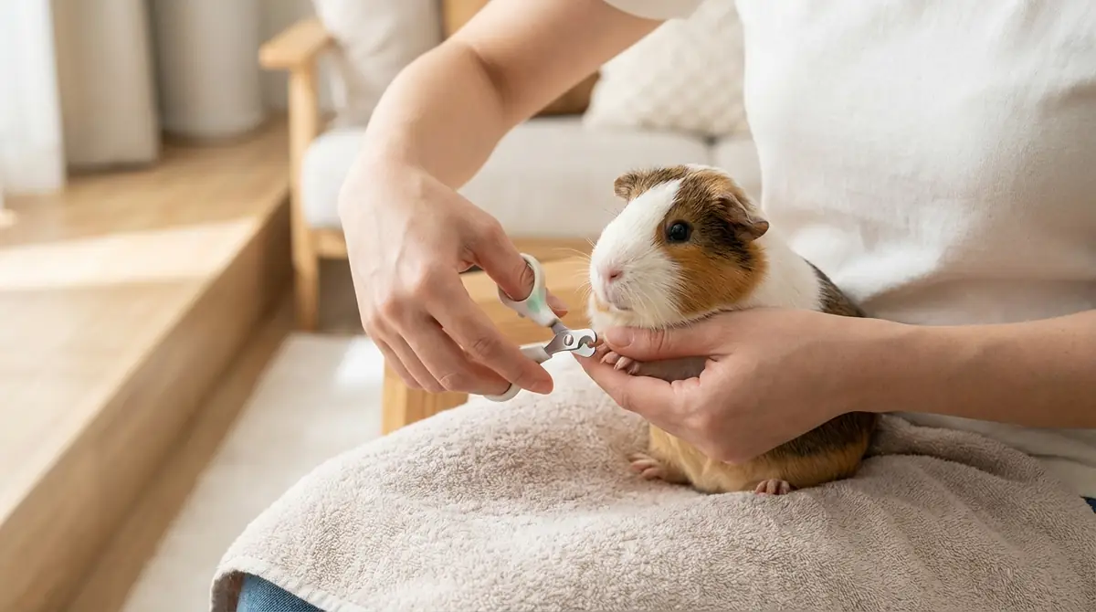 【実践】モルモットの爪の切り方5ステップ｜初心者でも安心