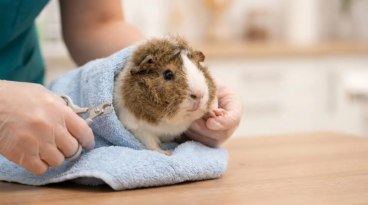 暴れる・嫌がるモルモットの爪を切るコツと対処法