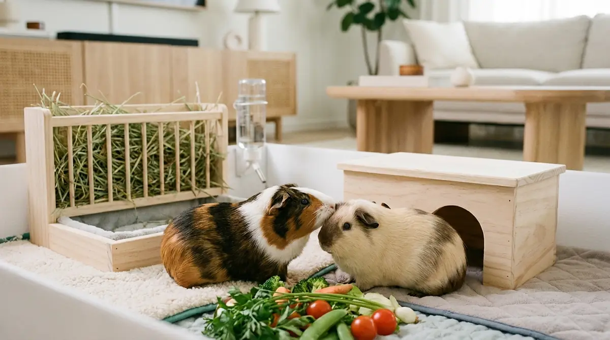 モルモットのメスを飼う上での注意点