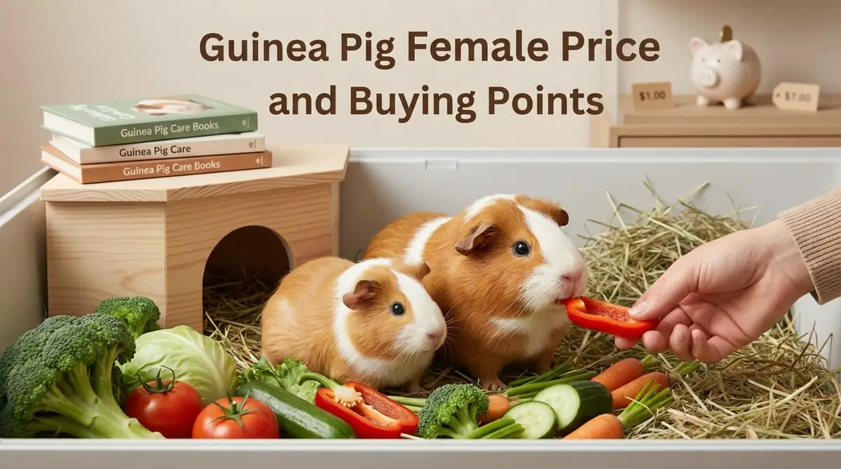 モルモットのメスの値段と購入時のポイント