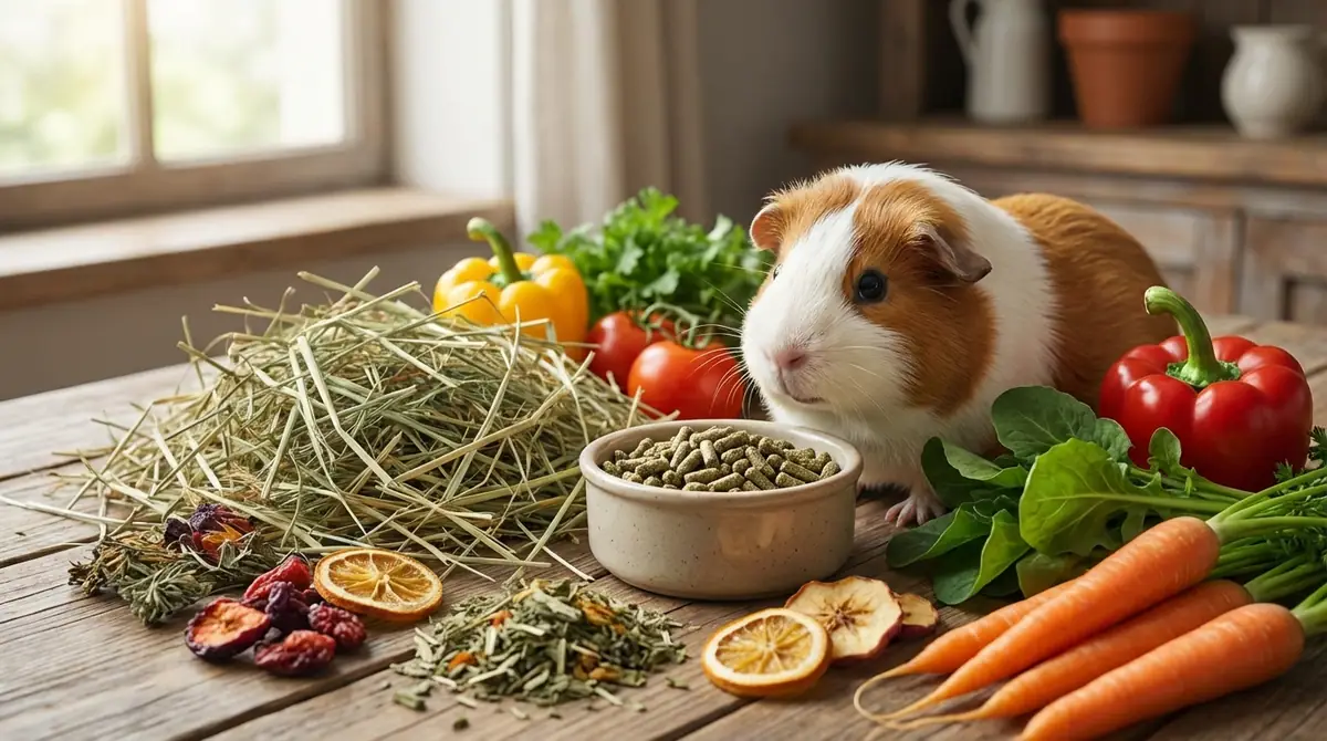 モルモットの餌の種類と役割
