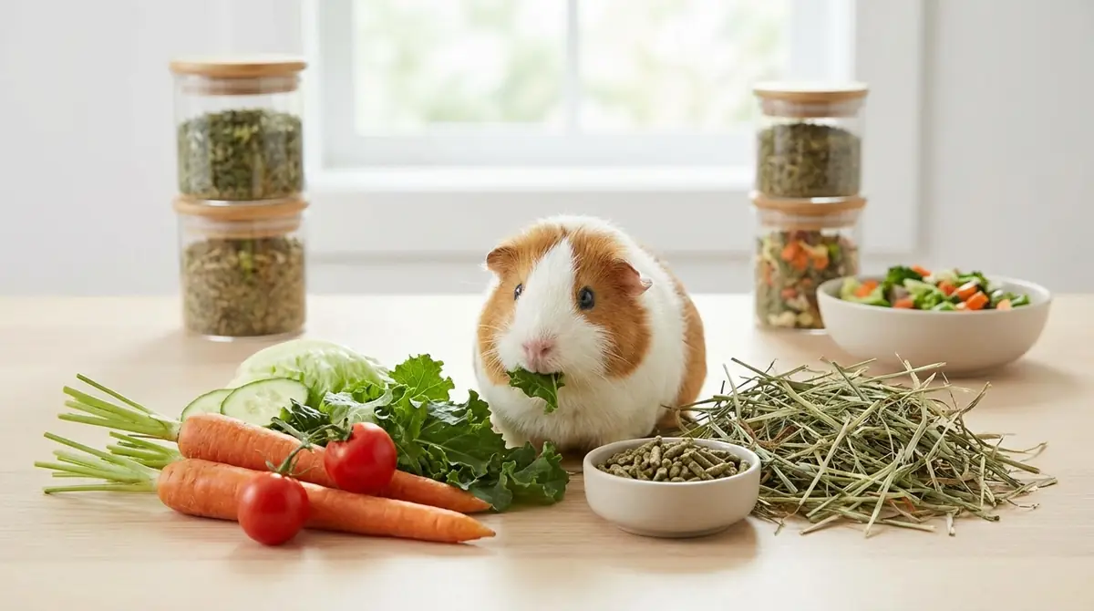 モルモットへの餌の与え方と注意点