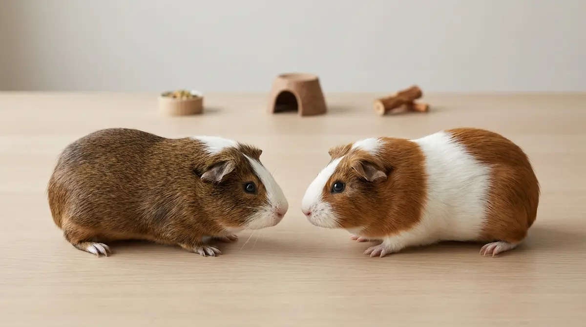 モルモットのオス同士が喧嘩しやすい3つの理由