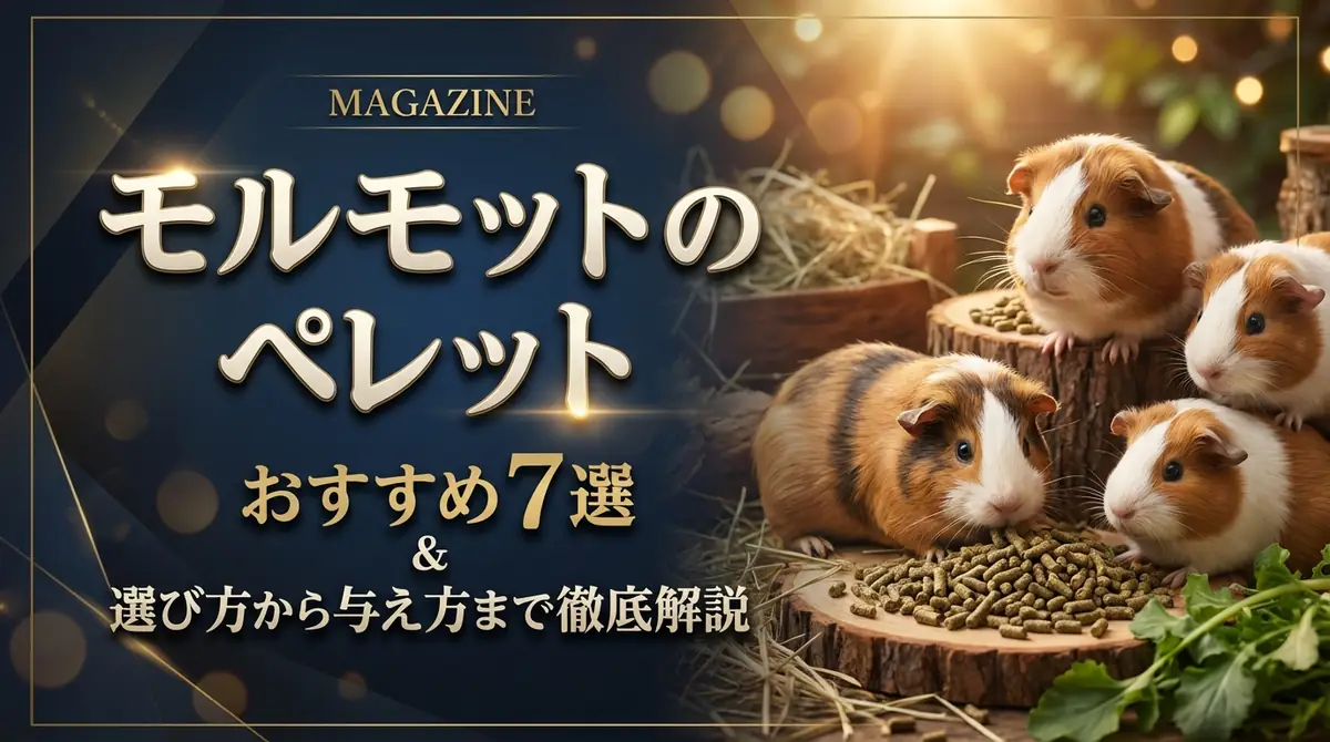 モルモットのペレットおすすめ7選|選び方から与え方まで徹底解説