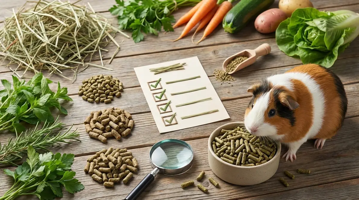 失敗しないモルモット用ペレットの選び方|5つのチェックポイント