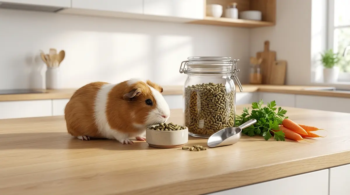 モルモット用ペレットの正しい与え方と管理方法