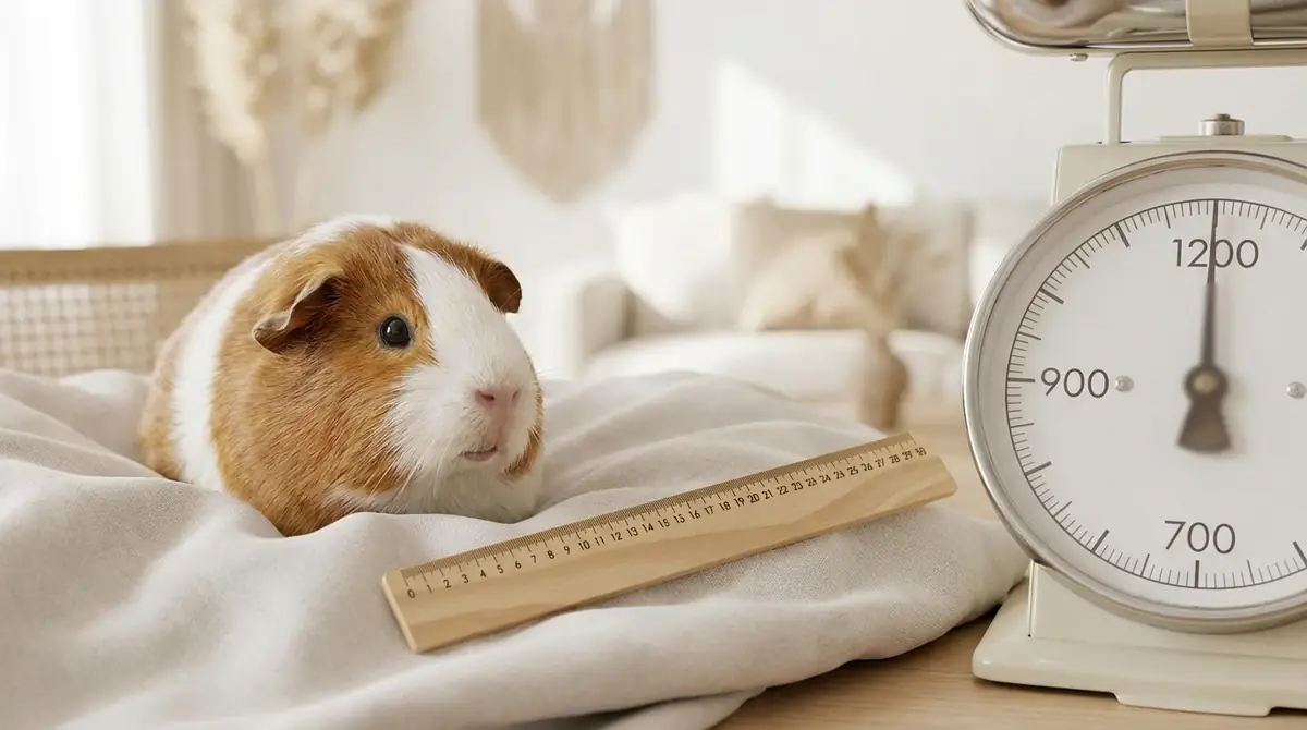 モルモットの大きさは体長20〜30cm・体重700〜1200g【結論】