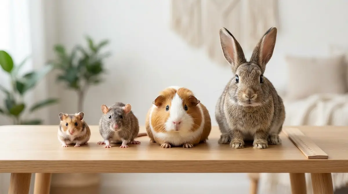 他の小動物と比較！モルモットの大きさはどのくらい？