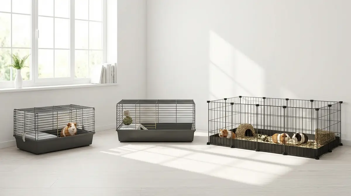 モルモットの大きさに合ったケージサイズの選び方