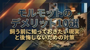 モルモットのデメリット10選｜飼う前に知っておきたい現実と後悔しないための対策
