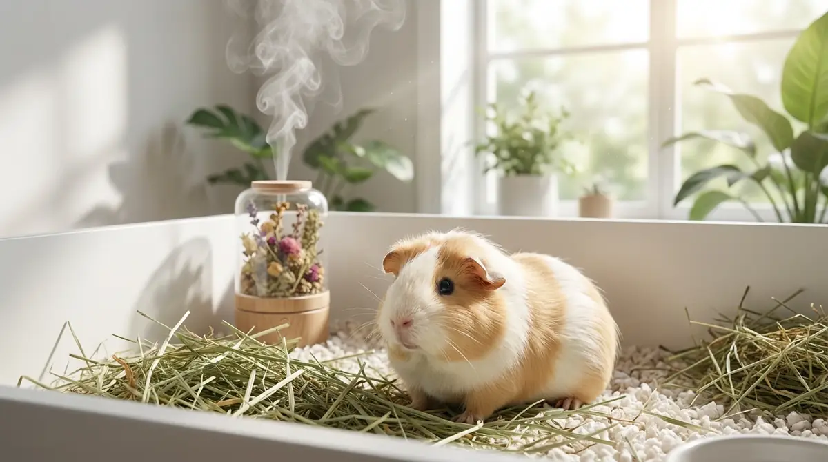 モルモットのデメリット①臭いが気になる？実際の程度と原因