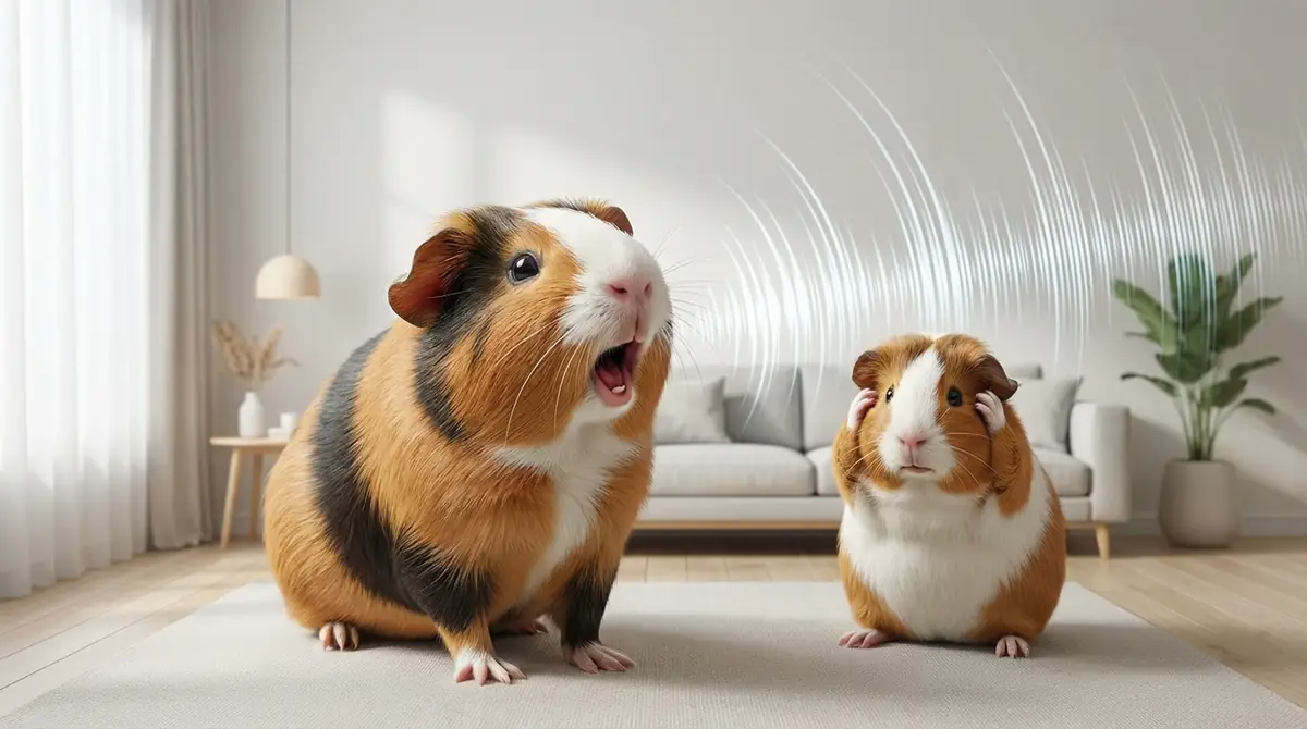 モルモットのデメリット②鳴き声が意外とうるさい？