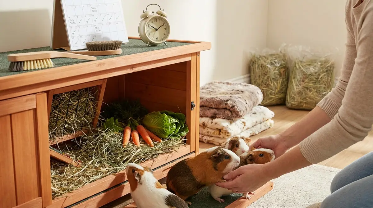 モルモットのデメリット④毎日の世話が大変？時間と手間の実態