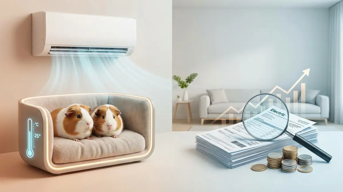 モルモットのデメリット⑤温度管理が必須｜エアコン代がかかる