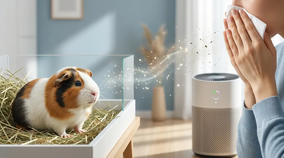 モルモットのデメリット⑦アレルギーのリスクがある