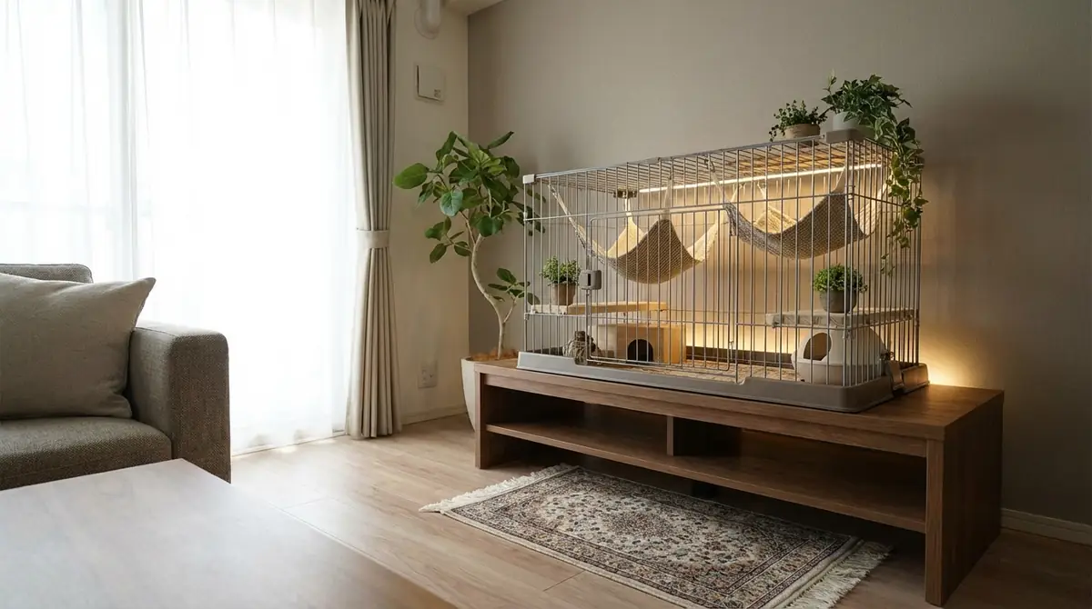 今あるケージをおしゃれにする簡単アレンジ術