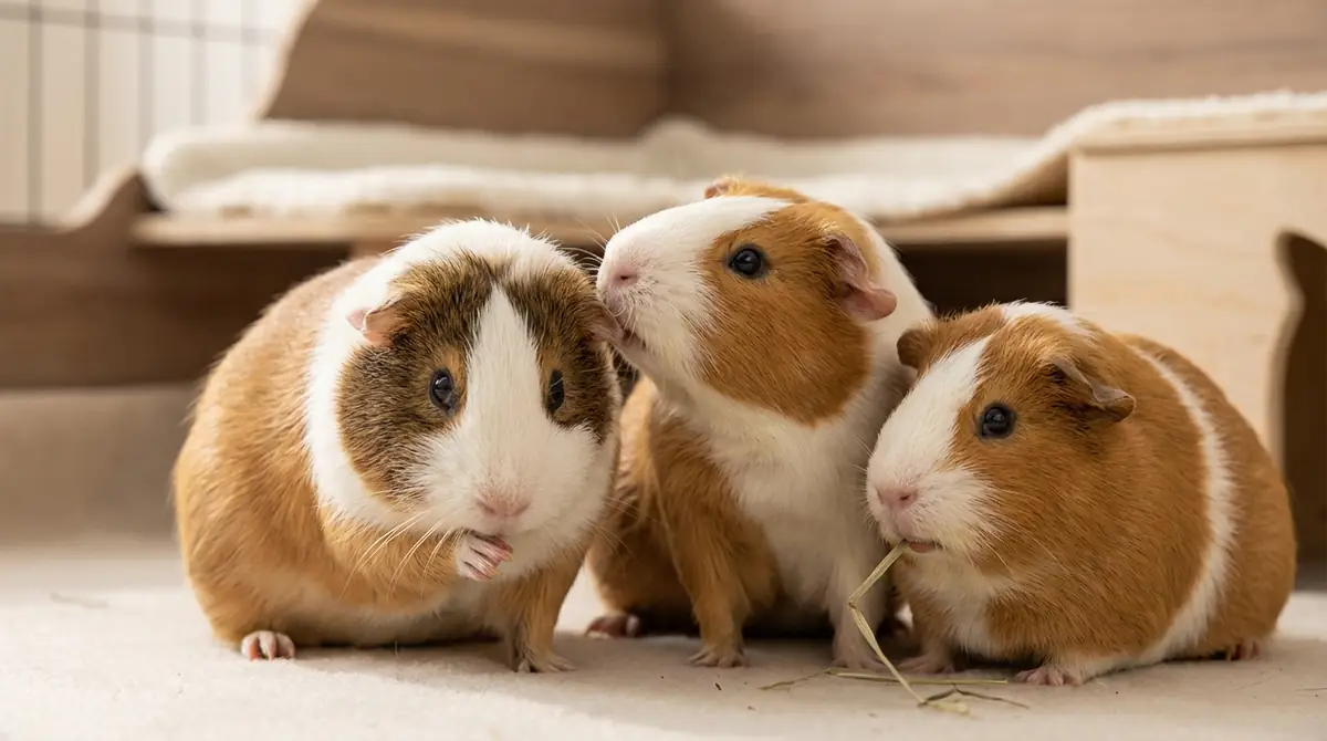 モルモットが毛づくろいをする3つの理由