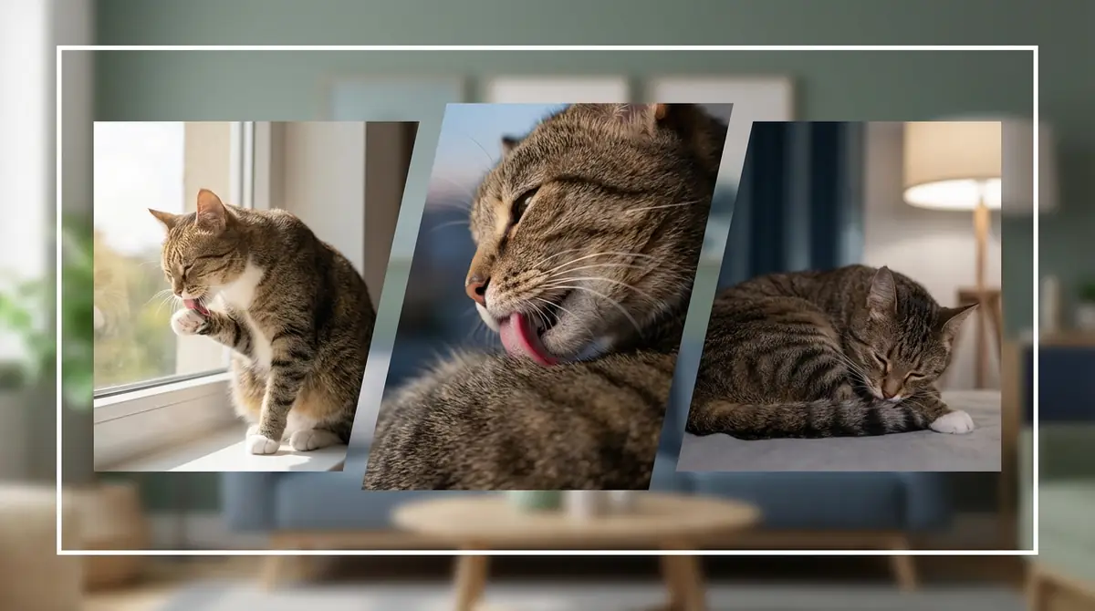 毛づくろいの頻度・タイミング・仕草の観察ポイント