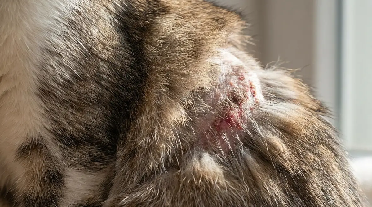 毛づくろいの異常パターンと考えられる原因