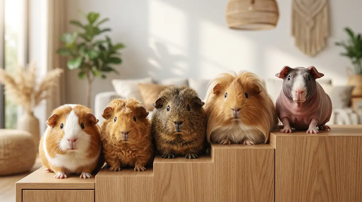 人気のモルモット種類ランキングTOP5【初心者におすすめ順】