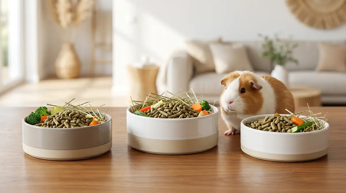 モルモットに専用の餌入れが必要な3つの理由