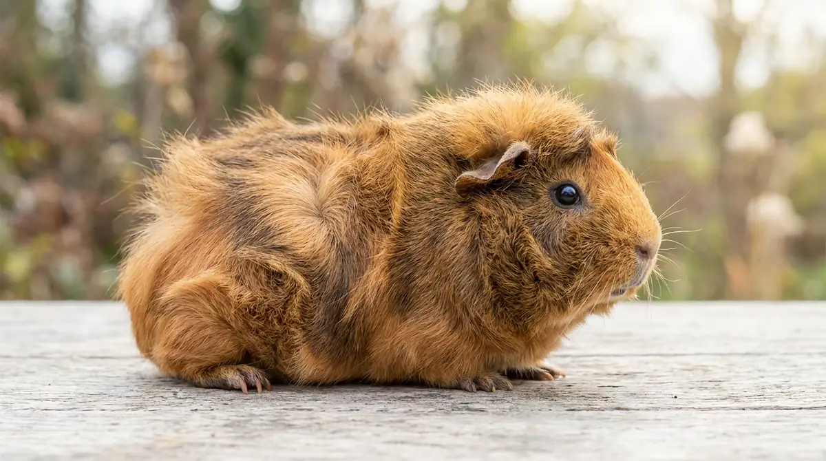 アビシニアンモルモットの外見的特徴【ロゼット・毛色・体型】