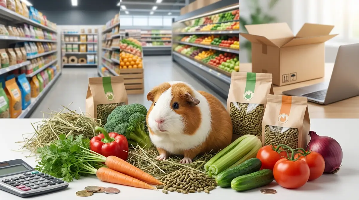 モルモットの餌はどこで買う？購入先比較とコスト試算