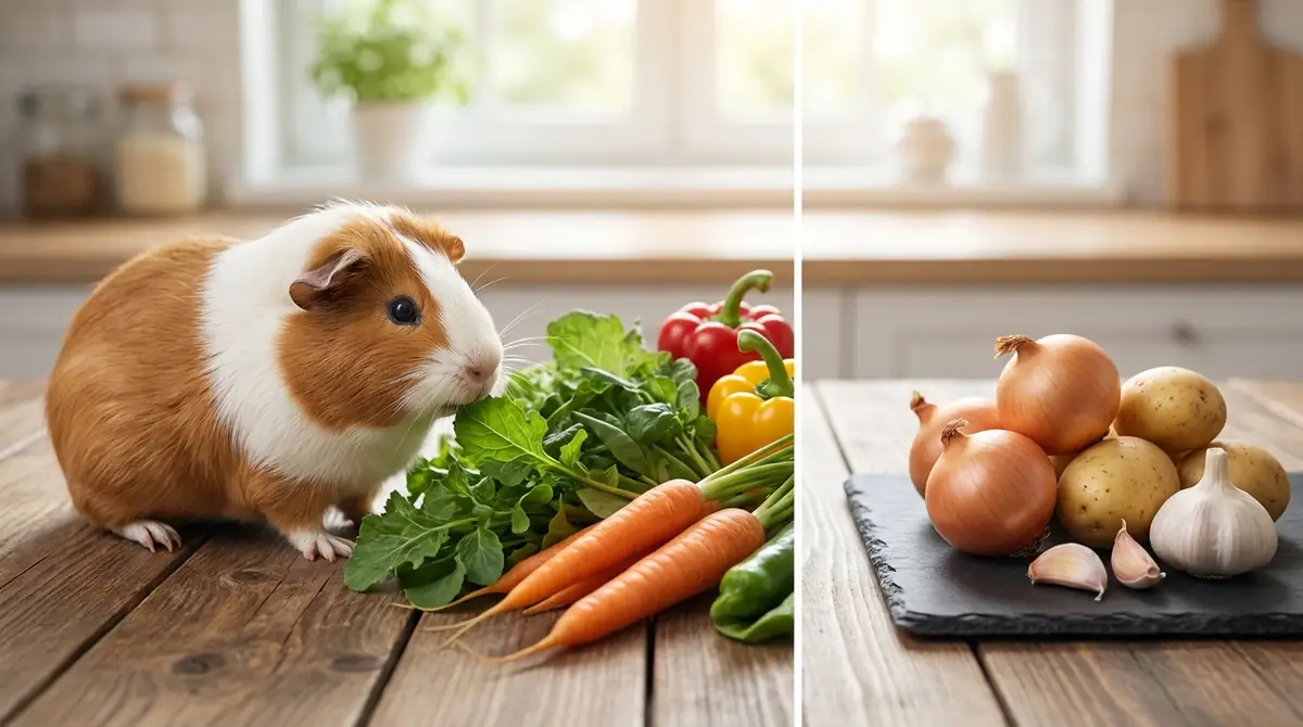 モルモットに与えてOKな野菜・NGな野菜一覧【保存版】