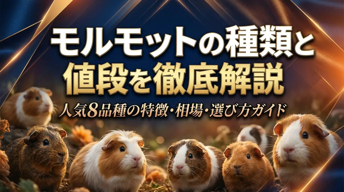 モルモットの種類と値段を徹底解説｜人気8品種の特徴・相場・選び方ガイド