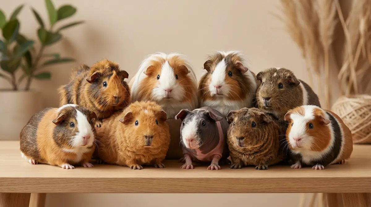 モルモットは何種類いる?日本で飼える主要8品種の特徴