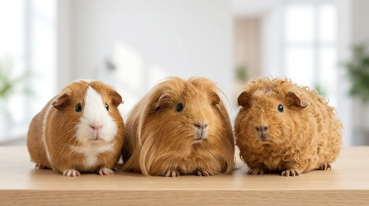 モルモットの品種数は分類基準で異なる|主要品種を毛質で3タイプに分けて紹介