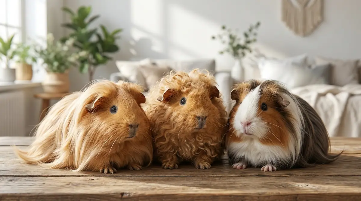 【長毛種】美しい被毛が魅力のモルモット品種3選