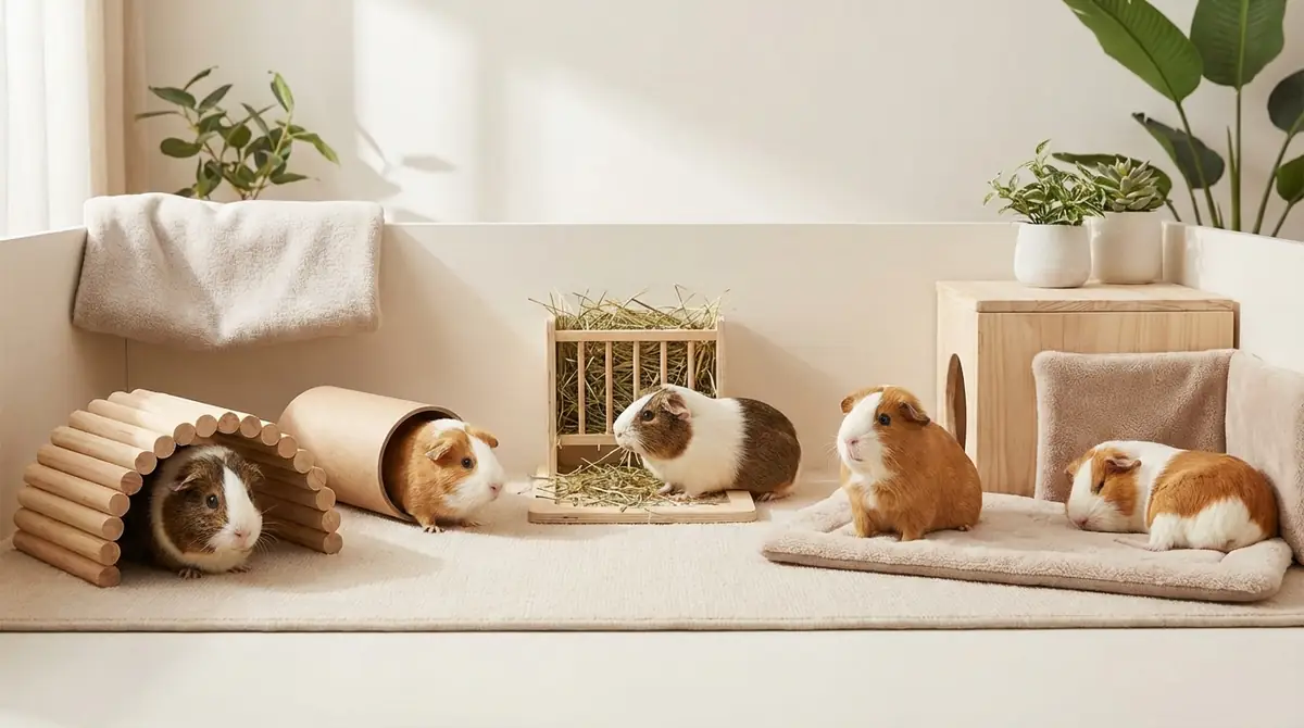 モルモットの性格における5つの特徴