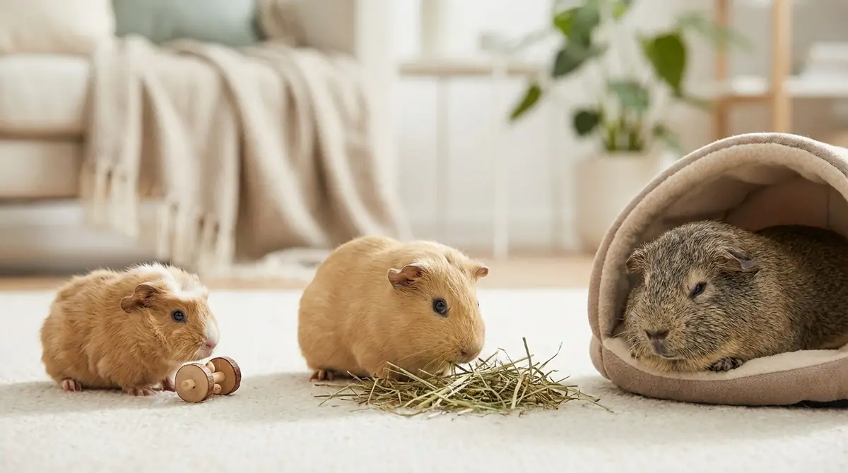 年齢で変わるモルモットの性格変化