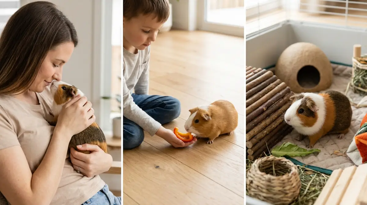 モルモットの性格を理解した接し方|3つの基本ポイント