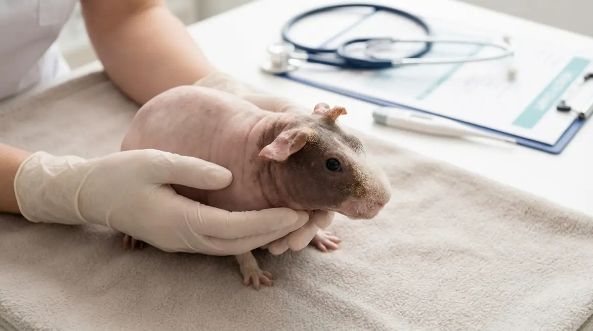 スキニーギニアピッグがかかりやすい病気と対処法