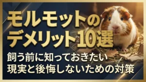 モルモットのデメリット10選｜飼う前に知っておきたい現実と後悔しないための対策