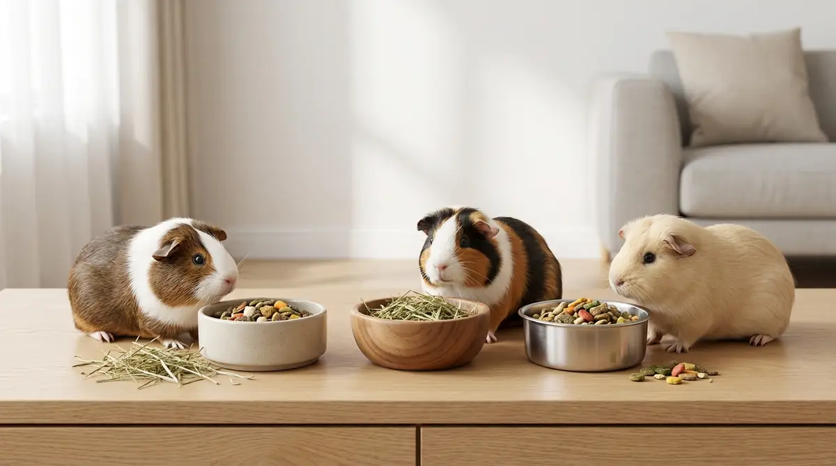 モルモットに餌入れが必要な3つの理由