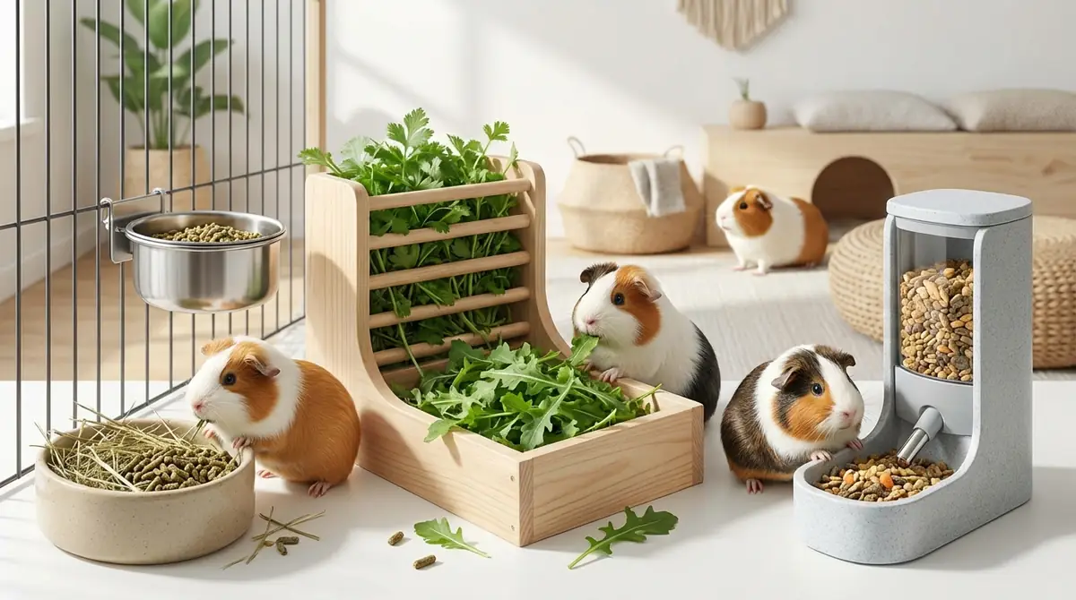 モルモットの餌入れの種類｜素材・タイプ別の特徴比較