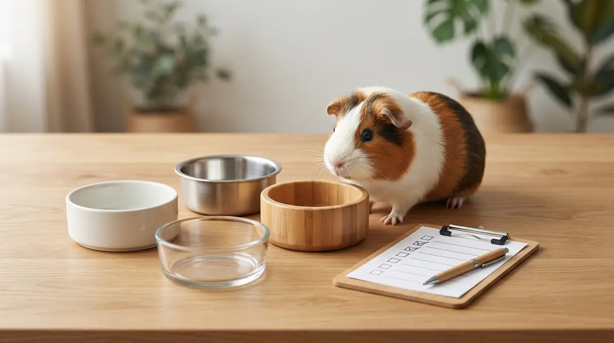 まとめ｜モルモットの餌入れ選びチェックリスト