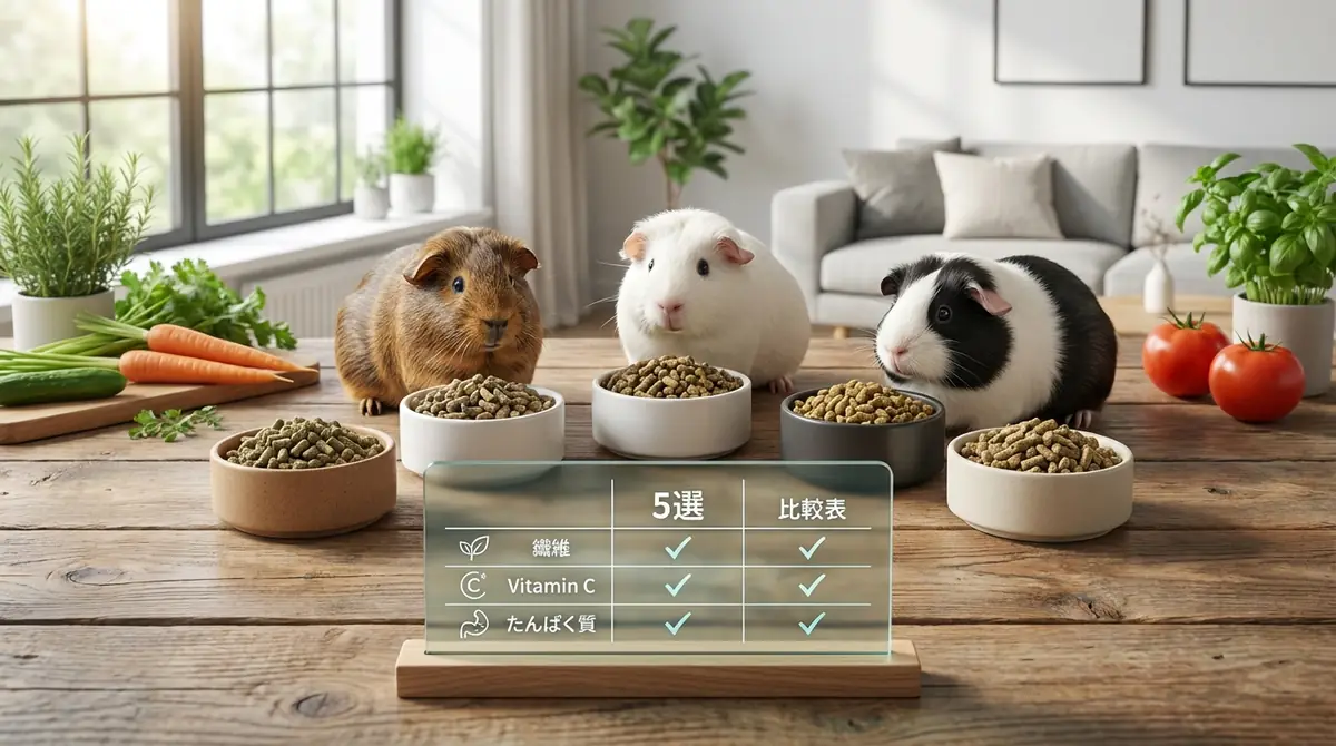モルモット用ペレットおすすめ5選|比較表付きで徹底解説