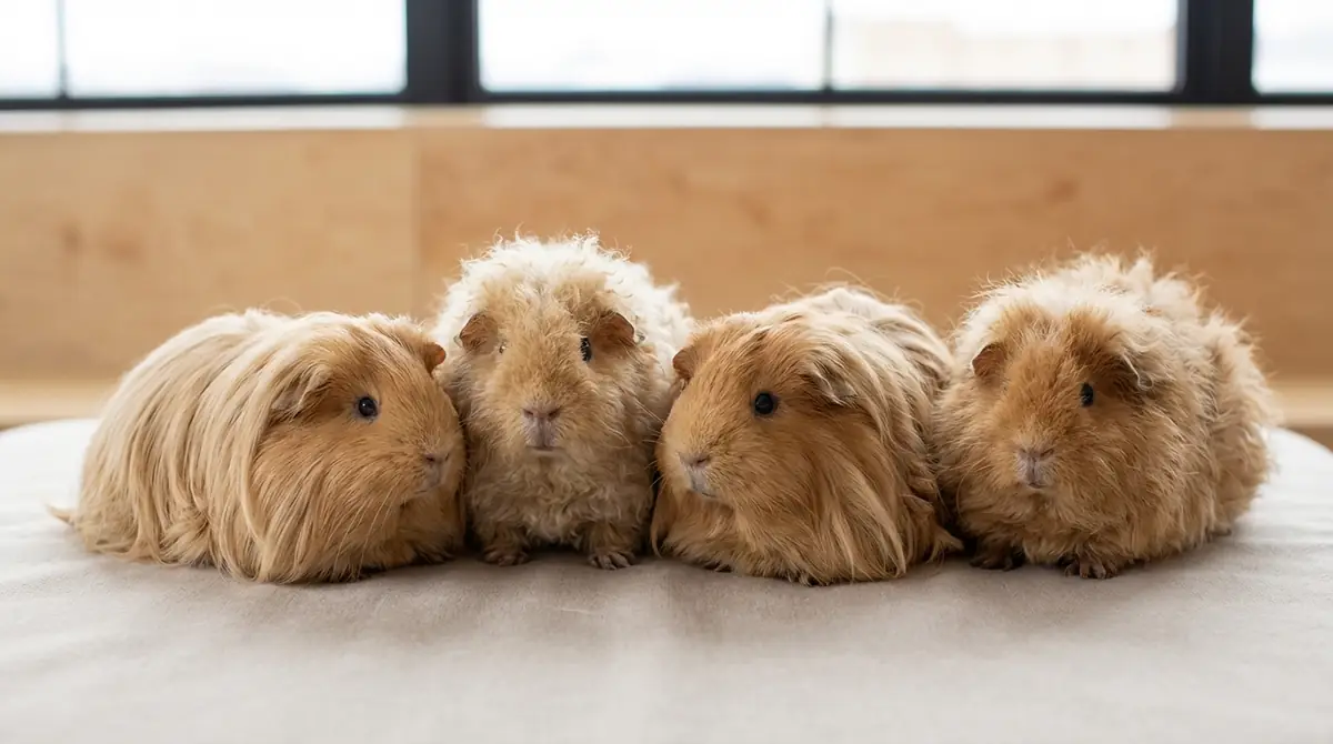 ロン毛モルモットの代表格は4品種｜名前と特徴を30秒で解説