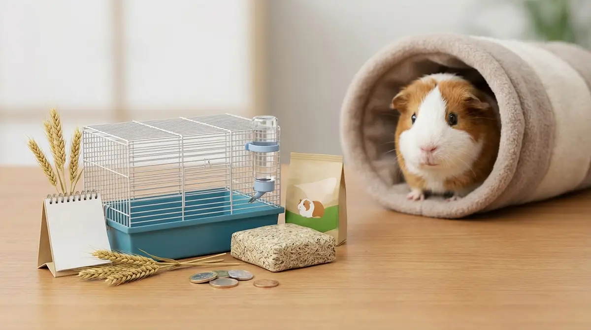 モルモットの初期費用と月々のランニングコスト